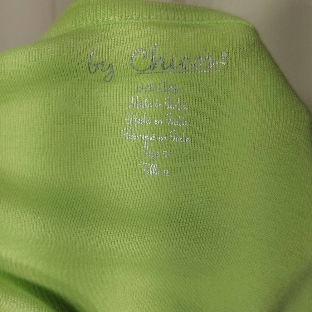 CHICO'S Split Neck Tee - Picture 3 of 6